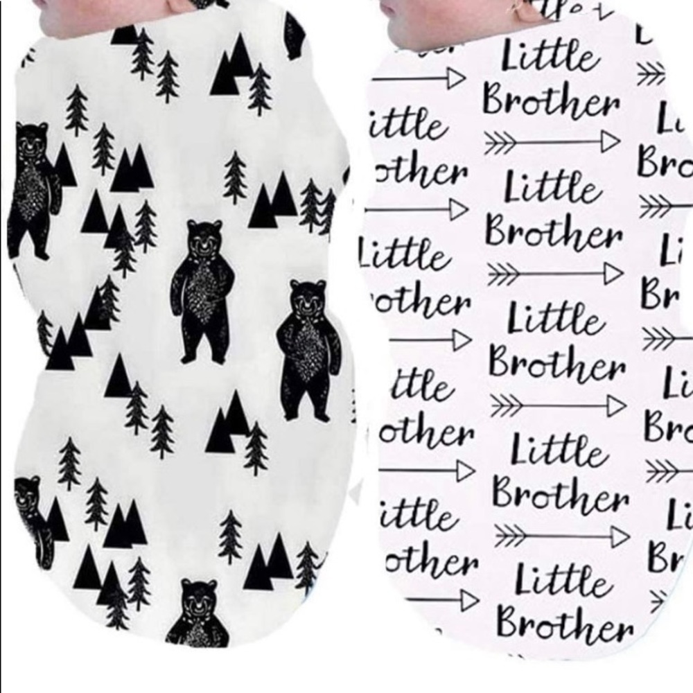 *SOLD*Infant Swaddle/Cocoon w/ hat